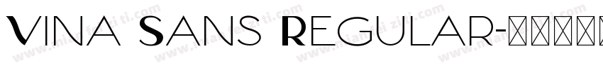 Vina Sans Regular字体转换